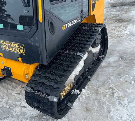 track skid steer chains|rubber track chains.